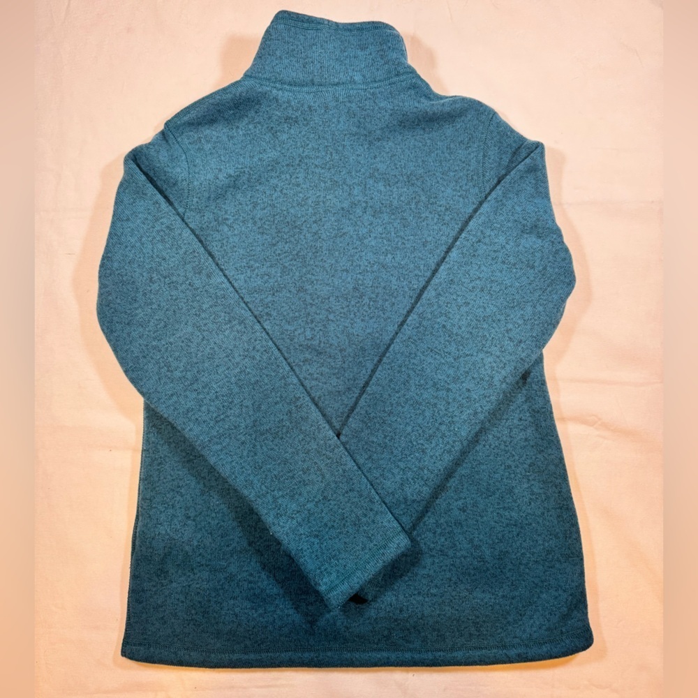 The North Face Women’s Like-New Heather Dark Teal Blue Full-Zip Jacket - Picture 9 of 9